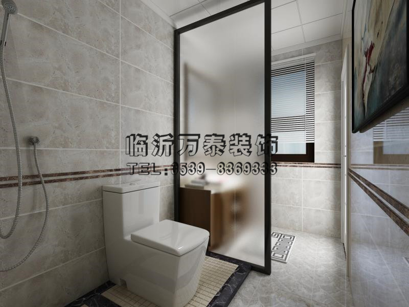新中式风格卫浴装修效果图